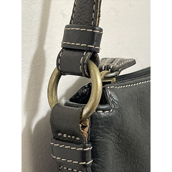 Fossil 75082 Genuine Leather Purse Pebbled Leather Shoulder Bag - Picture 3 of 16